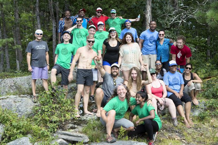 Previous participants in the Kawartha Backcountry Entrepreneurship Experience, which returns on August 25 to 26. Applications for the free program are being accepted until July 31.