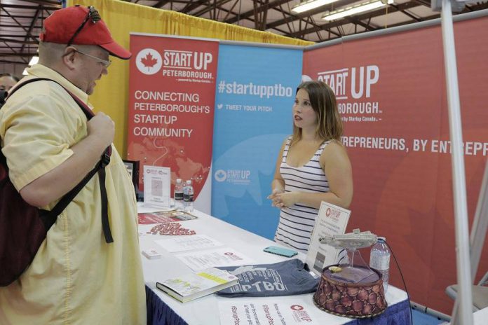 Start Up Peterborough in the Innovation Zone at the 2016 Love Local Expo.