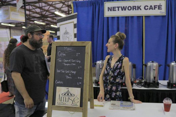The popular Network Cafe, shown here at the 2016 Love Local Expo, returns for 2017.