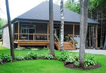 This 3,800-square-foot property at 250 Riverside Drive is steps to Pigeon Lake, a popular destination for cottagers.