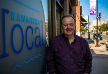 Rob Howard, owner of Kawartha Local, at his new downtown Peterborough storefront called Kawartha Local Marketplace.