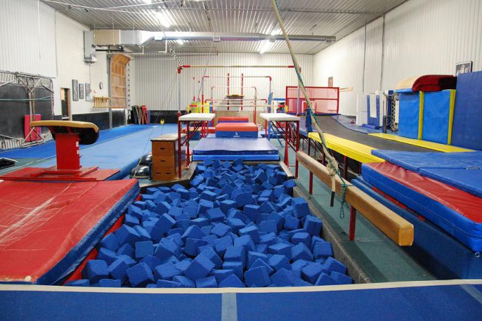 For 30 years, Champions Gymnastics has been giving kids the opportunity to experience a wide variety of gymnastics skills and basic fundamental movements such as swinging, landing safely, jumping and running. (Photo courtesy of Champions Gymnastics)