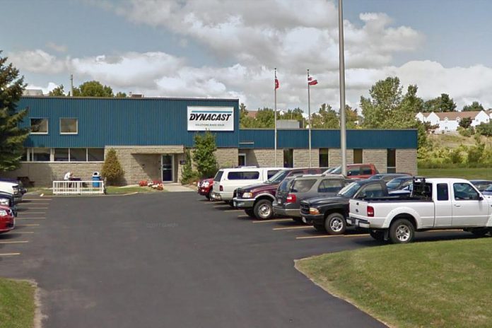 Dynacast manufactures precision engineered metal components at its plant at 710 Neal Drive in Peterborough, just beside Highway 115. (Photo: Google)