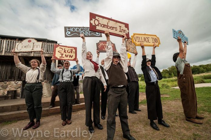 The historical portion of the play covers Cavan Township's and Millbrook's relationship with alcohol from 1820 until the present.  (Photo: Wayne Eardley)