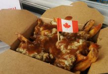 The Newfie fries are the most popular item on the menu at Red Wagon Family Food Chip Truck, one of the three trucks featured this month. (Photo: Caroline Effer)