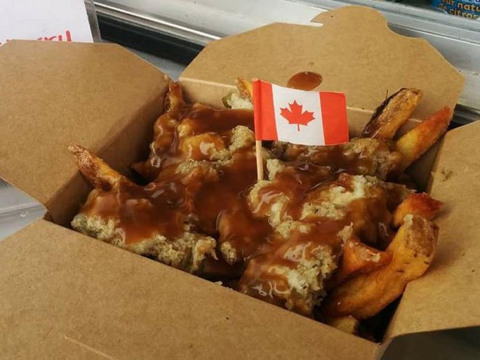 The Newfie fries are the most popular item on the menu at Red Wagon Family Food Chip Truck, one of the three trucks featured this month. (Photo: Caroline Effer)