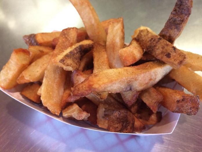 The Cabin serves fresh-cut fries from Trent and Beavermead locations. (Photo: Eva Fisher)