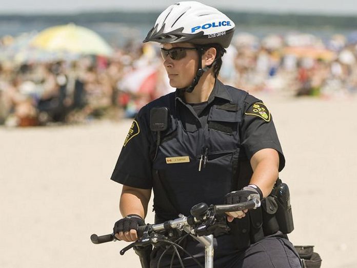 Police bicycle patrols have been an effective enforcement tool in policing urban environments as well as at special events such as parades or other community celebrations. (Photo: OPP)