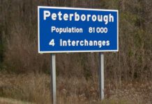 "Where roads and rivers meet" won't be appearing on any signs for Peterborough. Public response to the new proposed tagline was largely negative, so the city will be looking at alternative taglines.