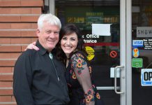 Ray Marshall with filmmaker Megan Murphy at the June 2016 premiere of her documentary "Murphy's Law" at Showplace Performance Centre. After 11 years as general manager at Showplace, Marshall has announced he is resigning from the position. (Photo: Megan Murphy / murphyslawfilm.net)