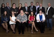 The recipients of the 2016 Kawartha Chamber of Commerce & Tourism's Awards of Excellence Awards. Nominations for this year's awards, to be presented in November, close on Monday, September 11th.