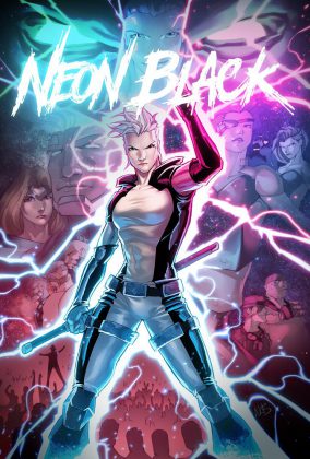 The cover from issue two of "Neon Black" by Peterborough-raised artist Kevin Briones. (Image courtesy of Kevin Briones)