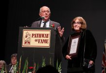 David and Patricia Morton at the 20th annual Pathway of Fame induction ceremony at Showplace Performance Centre in Peterborough on September 9, 2017. The Mortons were inducted under a new "Community Builder" category in recognition of their philanthropic contributions to various community projects. (Photo: Sean Bruce, Freelance Photographer)