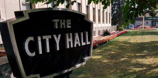 Peterborough City Hall is located at 500 George Street in downtown Peterborough. (Photo: Bruce Head / kawarthaNOW)