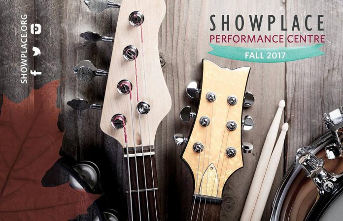 Showplace Performance Centre has a full line-up of 24 shows for fall 2017 in both the Nexicom Studio and the main stage, with tickets available at the Darling Insurance Box Office -- naming rights are one source of revenue for the not-for-profit organization. (Design: Amy Leclair)