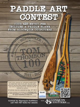 Algonquin Outfitters held the contest over the past year, to celebrate the company's 55th anniversary, the 150th anniversary of Canada, and the 100th anniversary of artist Tom Thomson's death in Algonquin Park. (Graphic: Algonquin Outfitters)