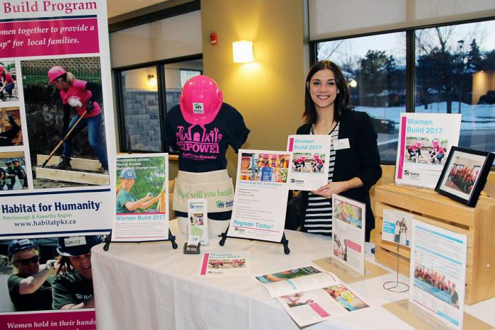 At WBN meetings, members can book promotional booths in the networking area in advance of dinner. Booths can be booked for any month simply by visiting the WBN website. (Photo: WBN)