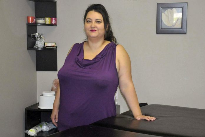 Since launching Sugar Me Right! Beauty Studio in 2011, owner Shannon Gray has seen her client base grow to more than 1,960 people. This past June, she moved into a larger location in downtown Peterborough. (Photo: Jeanne Pengelly / kawarthaNOW)