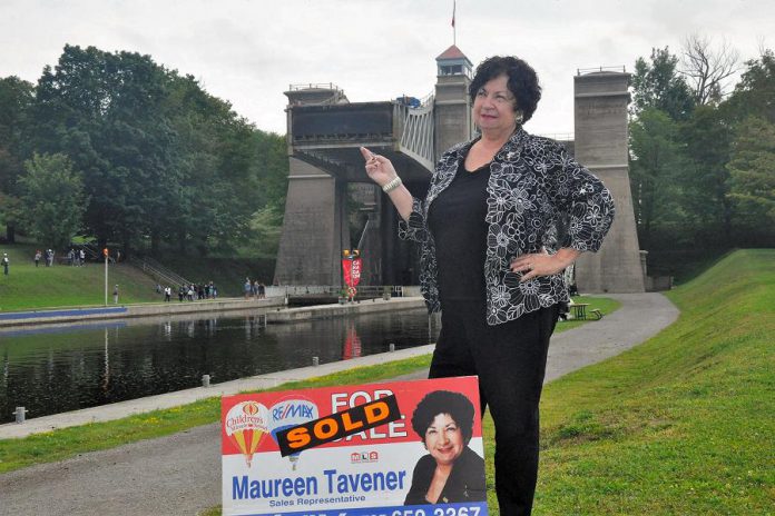 Veteran realtor Maureen Tavener broke new ground for women in business as the president of the Women's Advertising and Sales Association in the 1970s. She was also a trained dance instructor and a former professional dancer, restaurateur, and chicken farmer. (Photo: Jeanne Pengelly / kawarthaNOW)