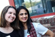 The Women's Business of Network has made recruiting and retaining younger members a key strategy for the organization, including ensuring more young businesswomen are part of the organization's Board of Directors. Pictured are Paula Kehoe, owner of Red Rock Communications and WBN External Communications Director, and Sana Virji, co-founder of Ribbet and founder of Streets of Canada and WBN Program Director. (Photo: WBN)