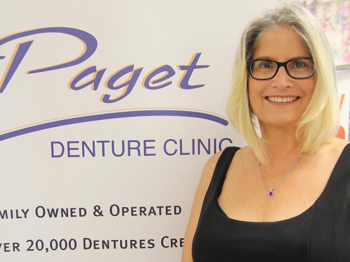 Kim Paget, owner and operator of Paget Denture Clinic, with locations in Peterborough and Lakefield. (Photo: Cynthia Sager, snapd Peterborough)