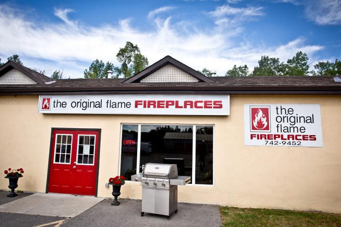 The Original Flame showroom, located at 982 Highway 7 East in Peterborough, is open six days a week.