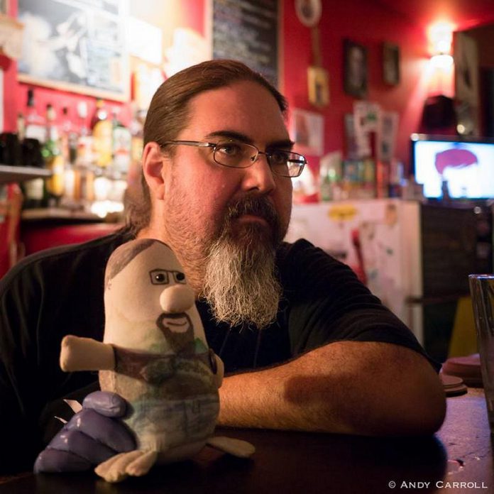 Dave Tobey, owner of The Spill in downtown Peterborough. (Photo: Andy Carroll)