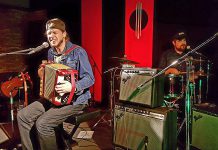 Peterborough fuzz-folk duo Mayhemingways (Benj Rowland and Josh Fewings) perform at Marley's in Buckhorn on Friday, October 6th. This will your last chance to see them before they head off on their first European tour later this month and in November. (Photo: Kevin Warren / Facebook)