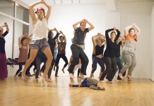 Over the past six weeks, performance artist Brian Solomon has been working with community members and professional dance artists to choreograph "Nogojiwanong Rite of Spring", an Indigenous re-envisioning of the 1913 avant-garde ochestral ballet by Igor Stravinsky. The free community dance performance, with Stravinsky's original score re-imagined and performed by Indigenous musician Melody McKiver, takes place October 19 and 20 at an Anishinaabe burial site in downtown Peterborough. (Photo: Public Energy)