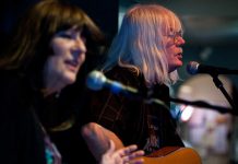 Gailie and Rick Young, known for their uniquely harmonized covers of Beatles music as well as hits by other 1960s British Invasion bands, have been a fixture at The Black Horse Pub in downtown Peterborough since it opened 12 years ago in performance. A benefit concert for Rick Young, who was recently diagnosed with cancer, takes place on Sunday, November 19 at The Venue in downtown Peterborough. (Photo: SLAB Productions)