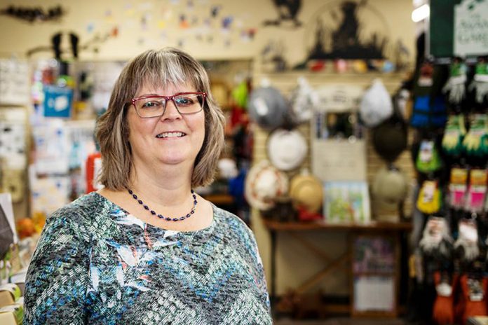 Owner Brenda Ibey is an advocate of the shop local movement, and is proud to say that she personally knows some of the people and the stories behind many of the collections her store carries. This year she's celebrating 15 years of business and recently won the Customer First award at the Peterborough Business Excellence Awards. (Photo: Peterborough DBIA)