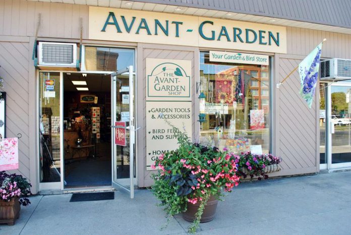Located at 165 Sherbrooke Street in downtown Peterborough, The Avant-Garden Shop specializes in home and garden decor and accessories, backyard bird supplies, and art pieces from more than 75 Canadian artisans and some from abroad. (Photo: The Avant-Garden Shop)