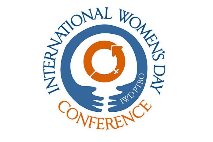 Thirteen Moons Wellness, whose owner Louise Racine was the driving force behind the inaugural International Women's Day Conference Peterborough in 2017, is hosting the second annual conference that takes place Wednesday, March 8, 2018 at Ashburnham Reception Centre on Armour Road. (Graphic: International Women's Day Conference Peterborough)