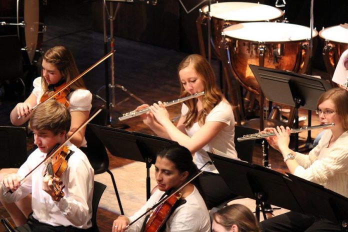 The talented young musicians of the Kawartha Youth Orchestra will perform with their PSO counterparts at "Hollywood for the Holidays" on December 9, 2017. 