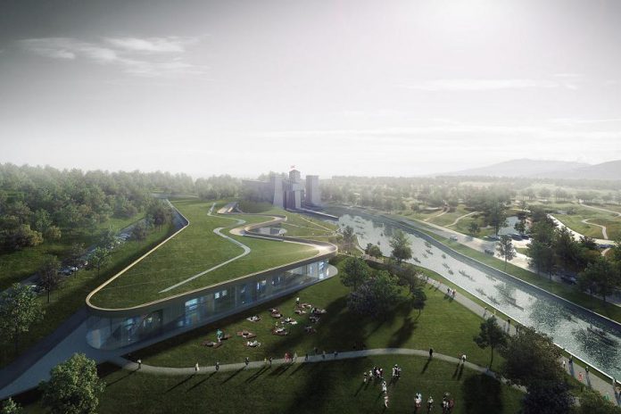 The design concept of the new Canadian Canoe Museum by heneghan peng architects of Dublin in Ireland with Kearns Mancini Architects of Toronto. (Photo courtesy of The Canadian Canoe Museum)