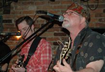 Jan Schoute performing with Sam Weber at the Historic Red Dog Tavern in April 2005. A celebration of the life of the much-loved Peterborough musician, who passed away unexpectedly at the age of 54, will be held at 7 p.m. on Sunday, November 12 at the Red Dog in downtown Peterborough. (Photo: Peterborough Jams)