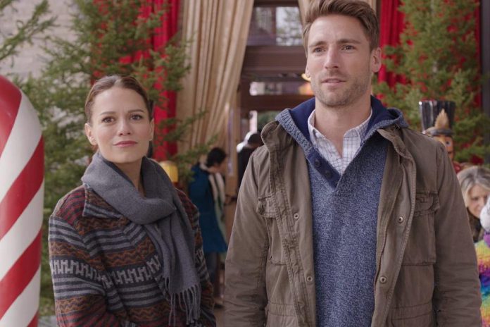 Bethany Joy Lenz and Andrew Walker star in "Snowed-Inn Christmas", which premieres on December 16 on the Lifetime channel. Peterborough's Carley Smale wrote the screenplay for the film, which was directed by Gary Yates. (Publicity photo)