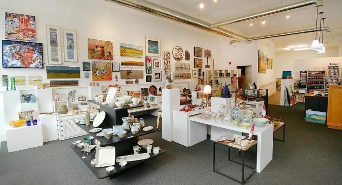 Since META4 Contemporary Craft Gallery opened at 164 Hunter Street West in downtown Peterborough in November, it has quickly become a top destination for fine art and craft. The retail gallery offers a compelling selection of work by over 120 of Ontario's finest artists and artisans. (Photo: Paula Kehoe / kawarthaNOW.com)