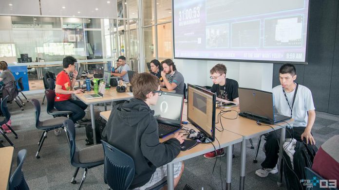  Participants at a previous PTBO Game Jam. The event, which sees attendees design and develop their own video game with 32 hours, returns for its fourth time in February 2018. (Photo: PTBO Game Jam)