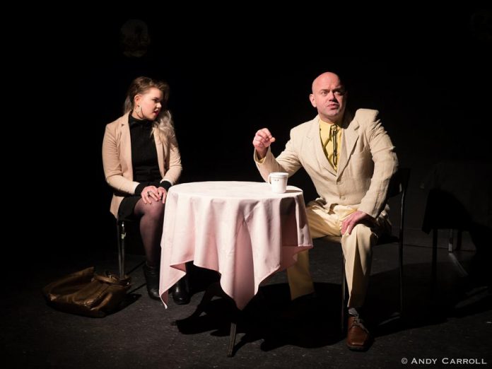 Emily Eakins and Dan Smith in 'Heads Rolling and Rolling'.  (Photo: Andy Carroll)