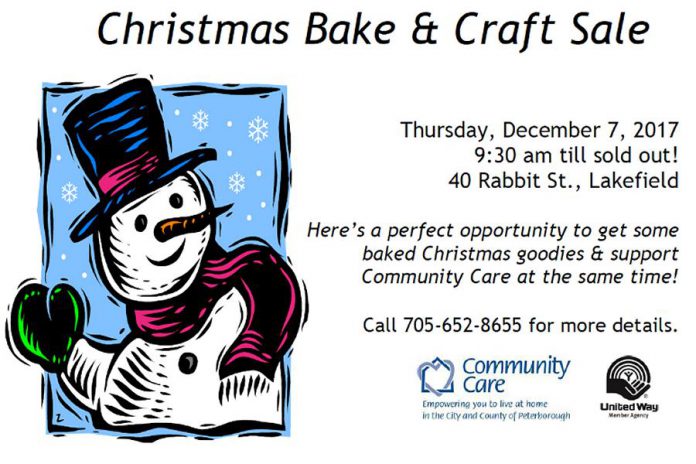 Community Care bake sale