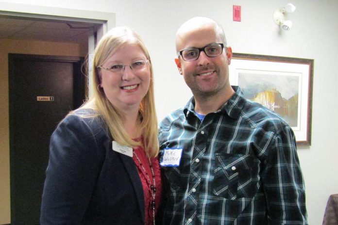 First Vice President Tonya Kraan and Director at Large Mike Walker.