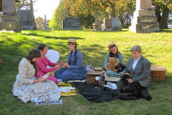 The Planet 12 company at the Little Lake Cemetary Twilight Pageant in September. (Photo: Luc Matteau)