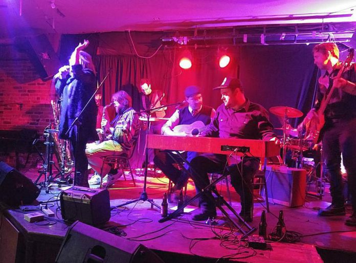 Serena performing with the Silverhearts at the Red Dog Tavern following her Showplace concert. (Photo: Peterborough Folk Festival / Instagram)