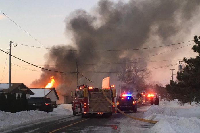 Married couple Louise and Wayne Earle were found dead following a house fire in Brighton in Northumberland County on January 10, 2018. Police now say the fire was the result of a homicide. (Photo: Pete Fisher / Twitter)