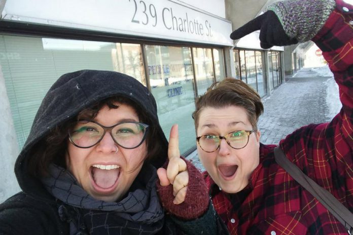 Stephanie Hayes and Jennifer Avis, owners of doula and prenatal education service Hello, Baby!, will be opening their new pregnancy and parenting hub in downtown Peterborough on March 2, 2018. (Photo: Hello, Baby!)