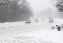 Cars in snow