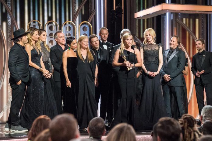 At the Golden Globes on January 7, 2018, the issue of sexual harassment in the film and television industry dominated the awards, with stars wearing black to express solidarity with victims. (Photo: Golden Globes)