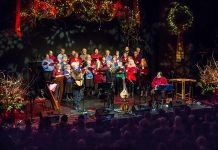 Including the 2017 concert proceeds and a donation from Wild Rock Outfitters, the annual In From The Cold Christmas concert has now raised over $126,000 for youth and families since 2000. (Photo: Linda McIlwain / kawarthaNOW.com)