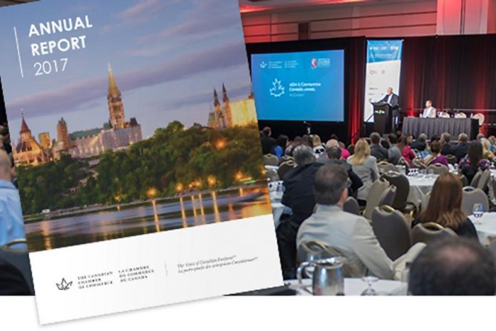 Canada Chamber of Commerce annual report